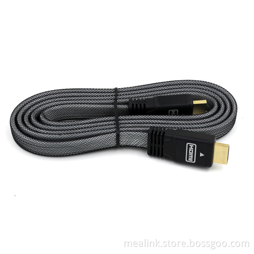 4k 3D Supported 1.4V Flat HDMI Cable